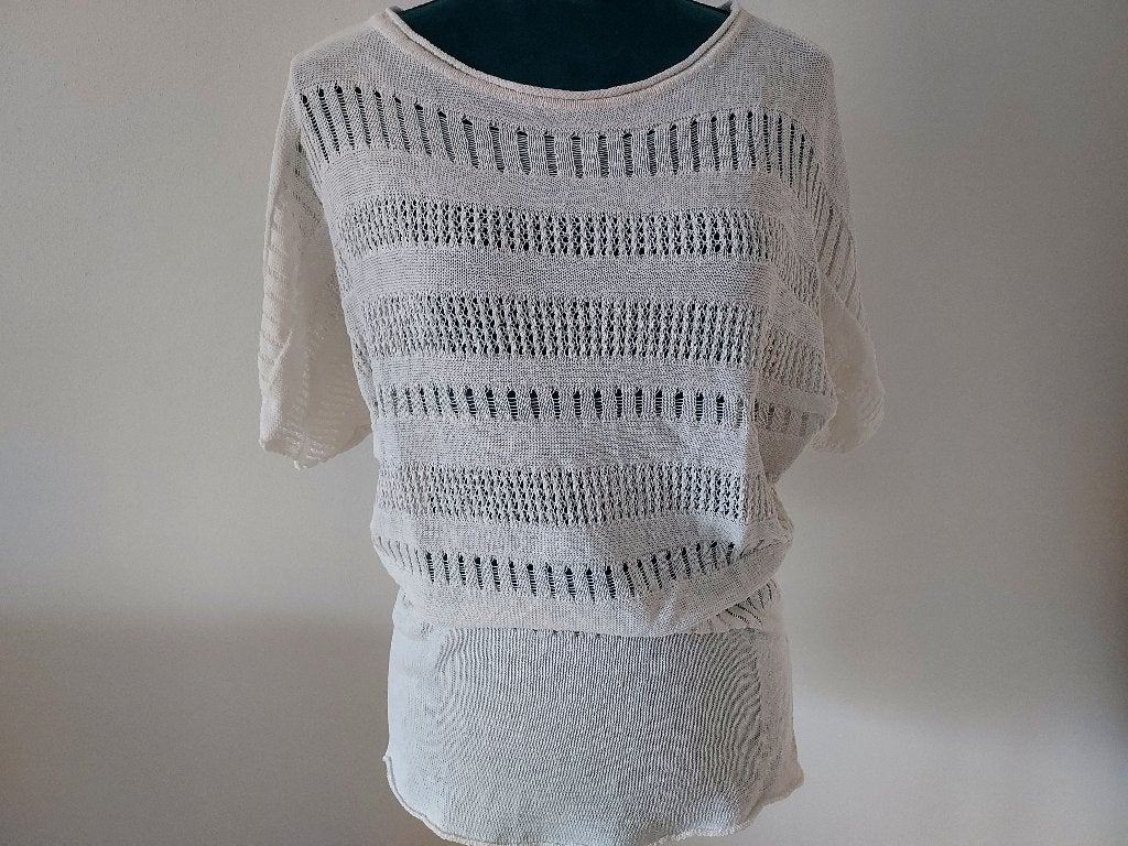 SARAH PACINI zomerse trui one size kleur wit, Maat 38/40 (M), Verzenden, Sarah Pacini, Wit