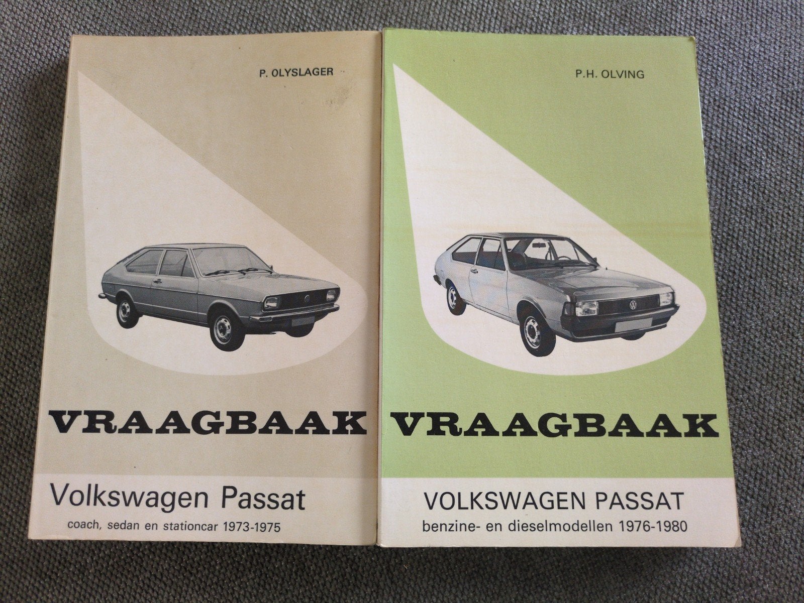 Vraagbaak Volkswagen Passat 1973-1980 (2 boeken), Boeken, Ophalen of Verzenden, Gelezen, Volkswagen, P. Olyslager, P.H. Olving