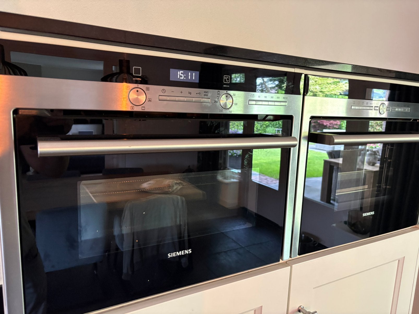 Siemens inbouw steamer en combi oven magnetron., Witgoed en Apparatuur, Ovens, Ophalen, Zo goed als nieuw