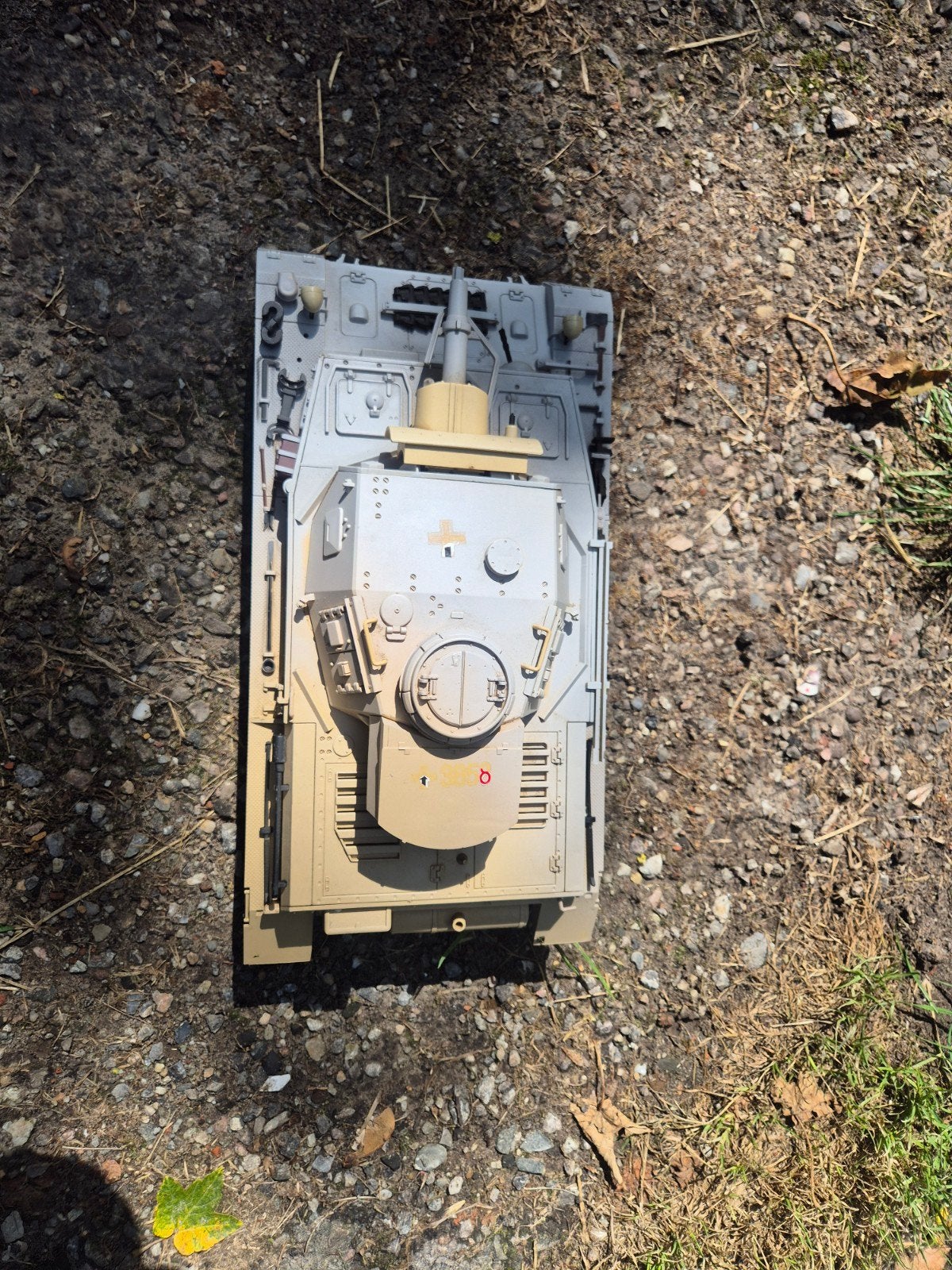 RC Tank Model - Duitse Panzer IV, Ophalen of Verzenden, Zo goed als nieuw, Afstandsbediening