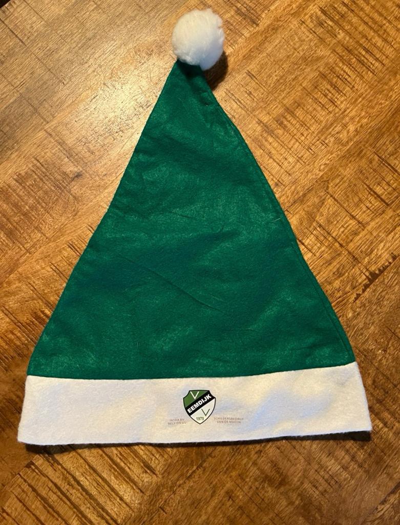 Kerstmuts VV Eemdijk, Ophalen of Verzenden, Zo goed als nieuw, Overige binnenlandse clubs, Pet of Muts