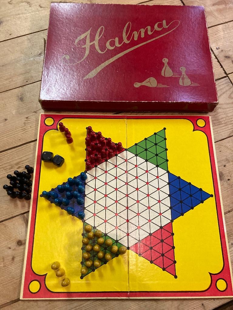 T E A B : Vintage Janren 70 Halma bord spel, Ophalen, Gebruikt