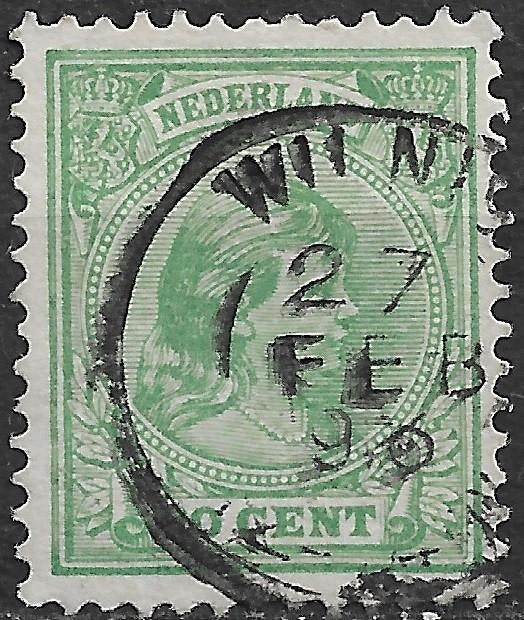 177. nederland nvph 40 KR WIlnis, Postzegels en Munten, Postzegels | Nederland, Ophalen of Verzenden, T/m 1940, Gestempeld
