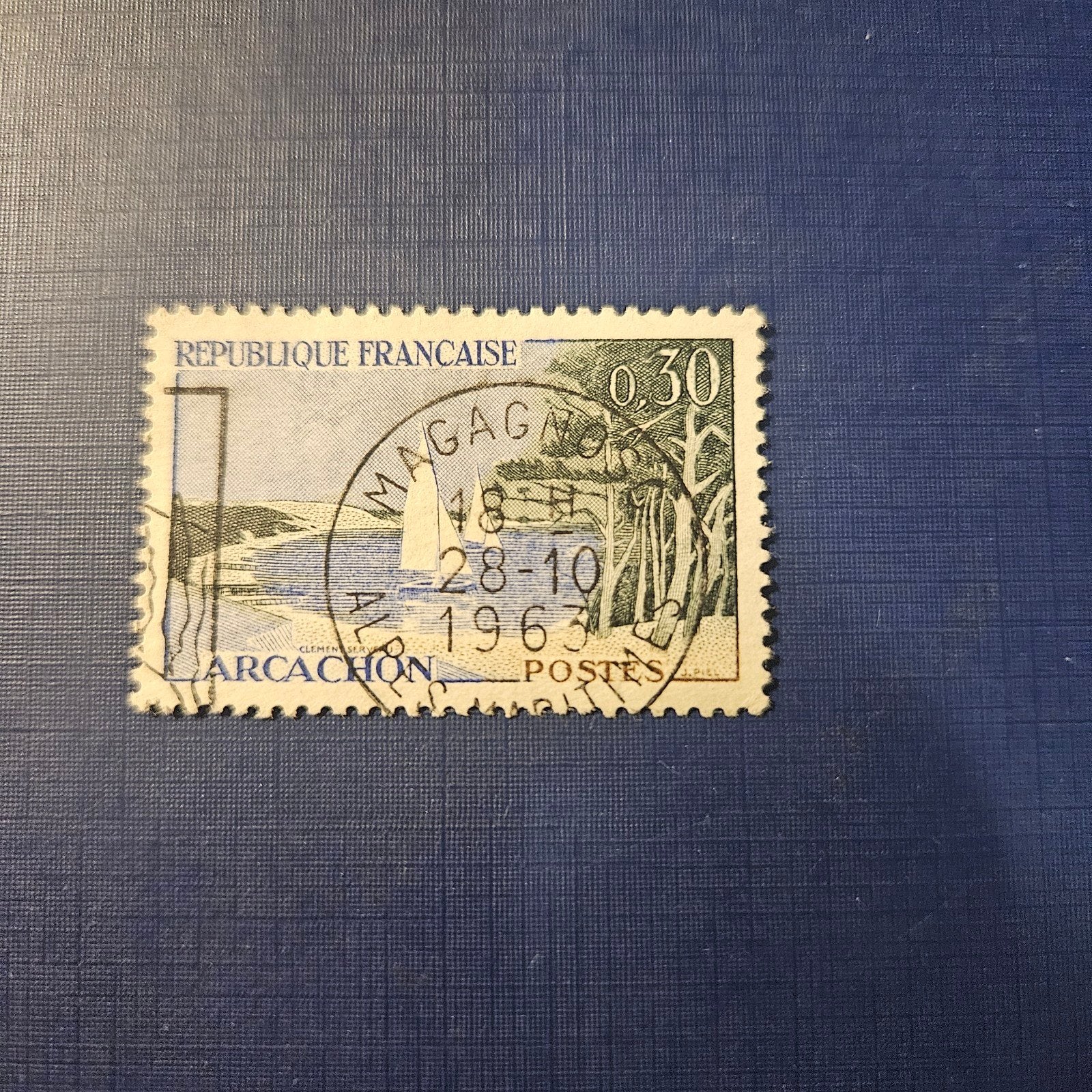 Frankrijk nr 1366, Ophalen of Verzenden, Gestempeld