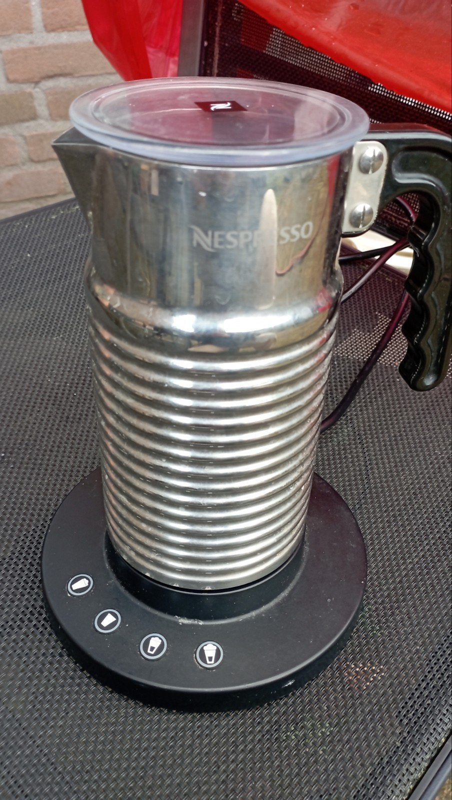 Nespresso Aeroccino 3 Melkopschuimer - Zo goed als nieuw, Ophalen, Afneembaar waterreservoir, Overige modellen, Overige typen