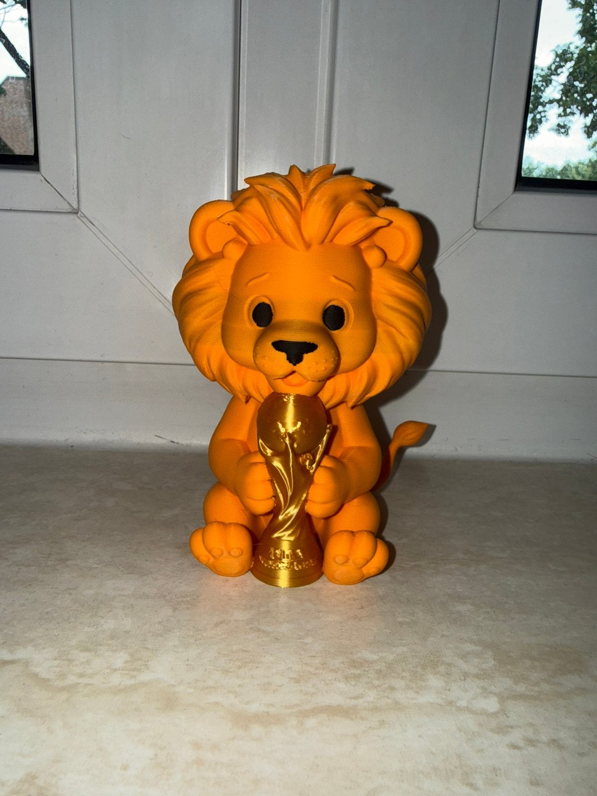 Oranje Leeuw WK Trofee, Ophalen of Verzenden, Zo goed als nieuw