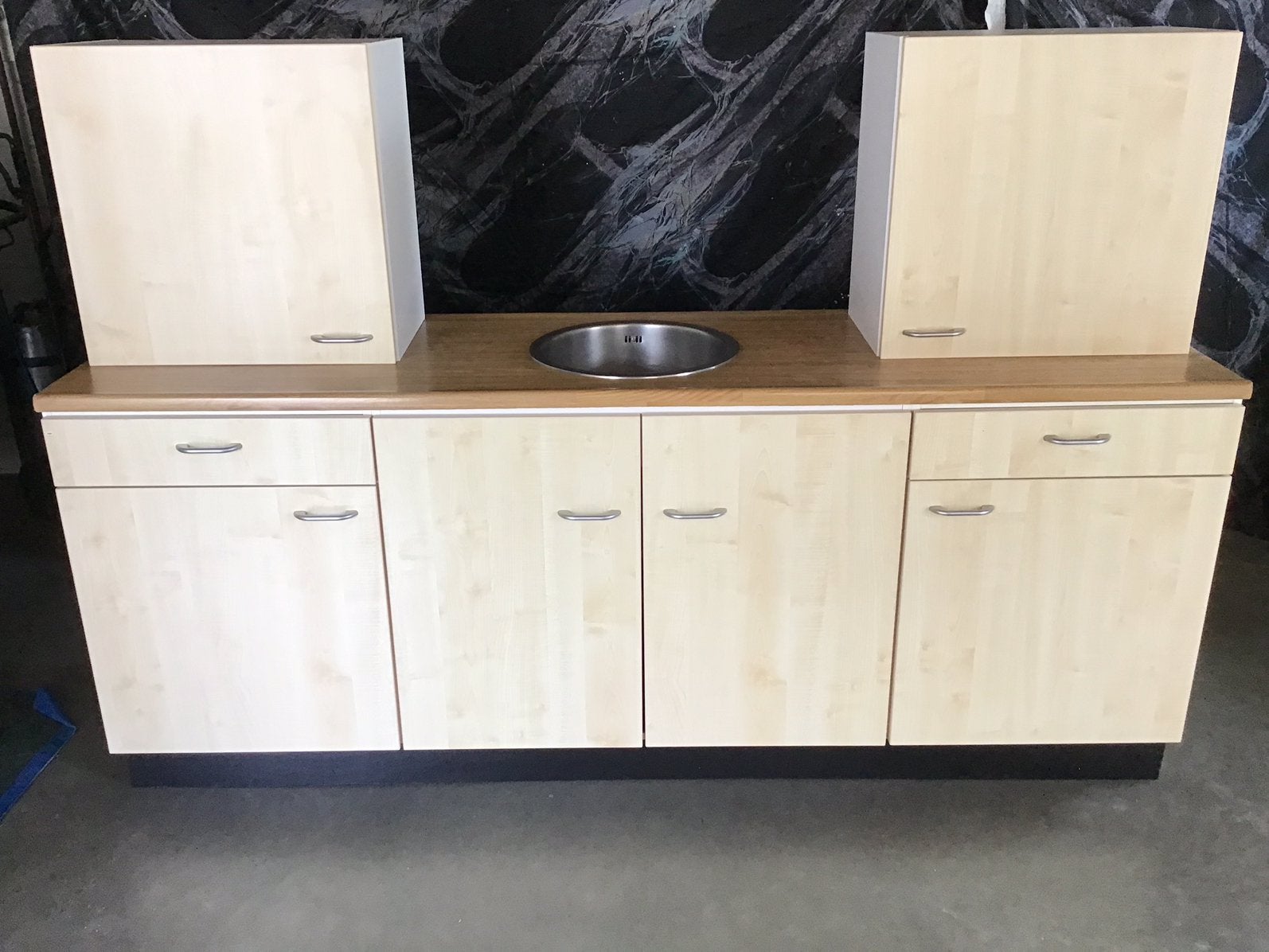 KEUKEN 220, Ophalen, Gebruikt, Crème, Kunststof