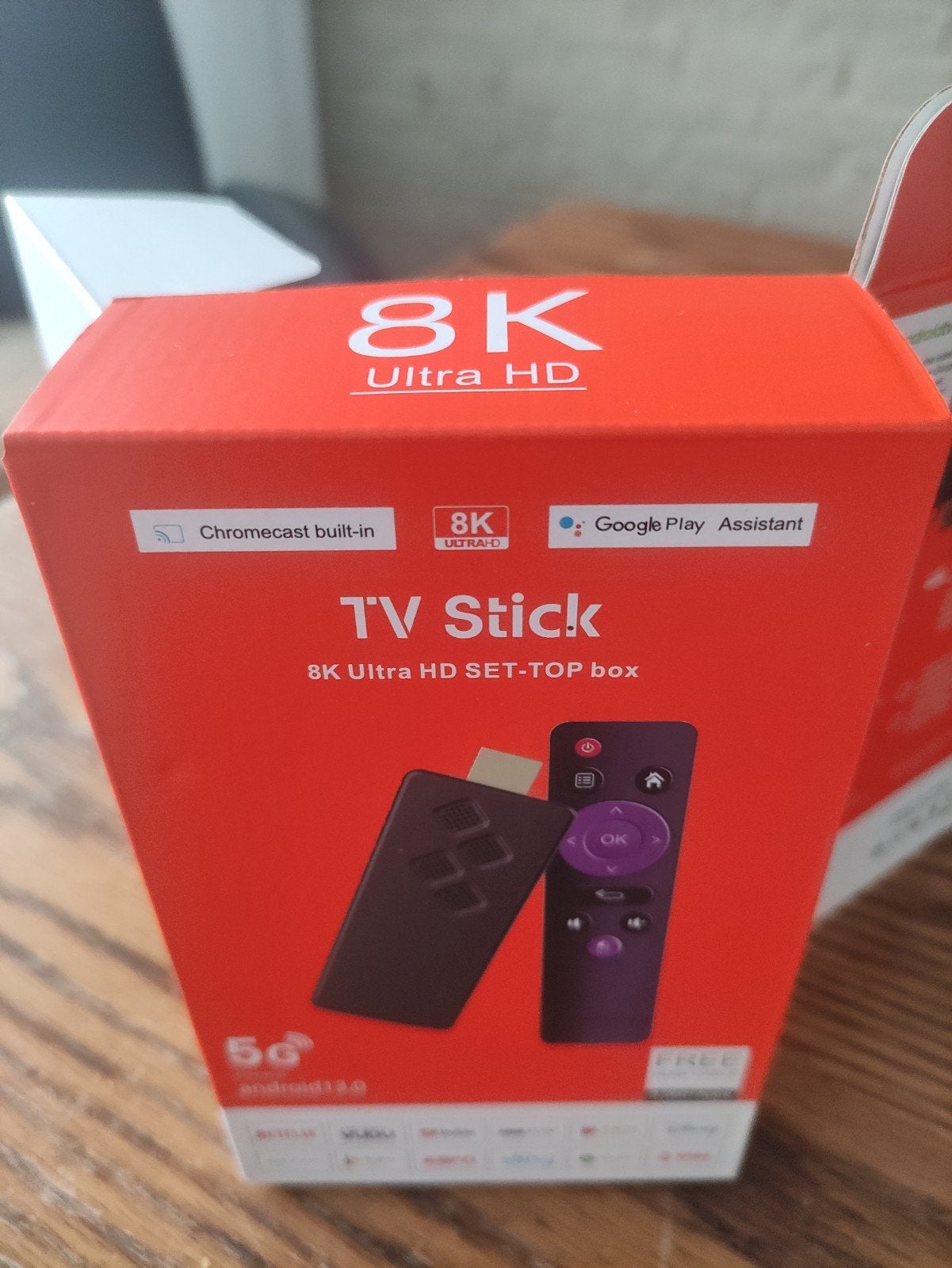 8K Ultra HD TV stick, afstandsbediening en kabels, Ophalen of Verzenden, Nieuw, Met 1 controller, Switch Original
