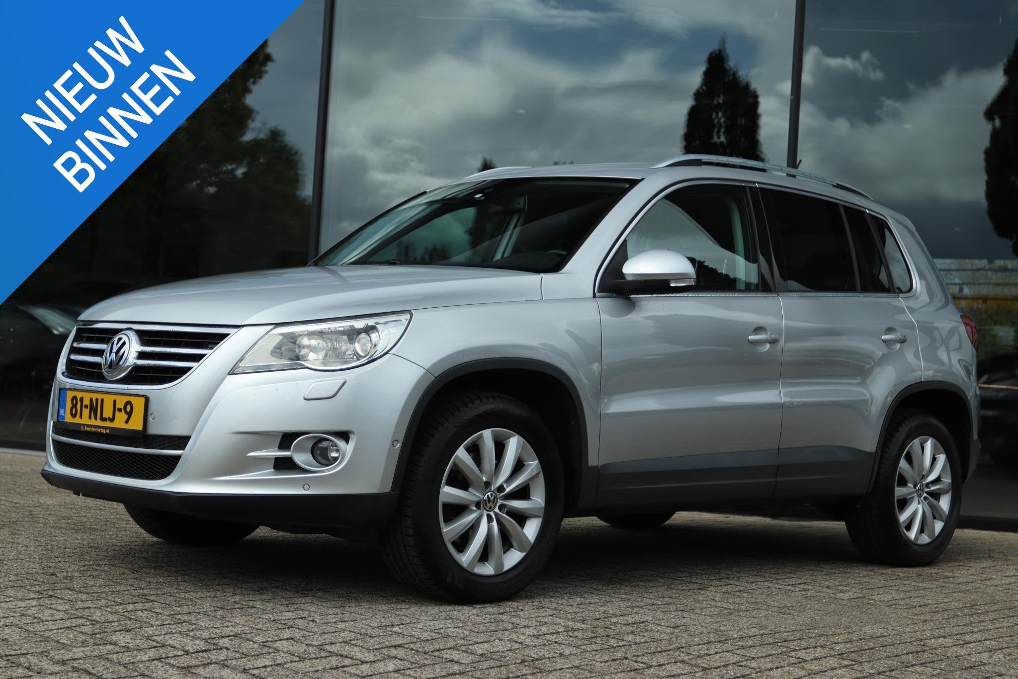 VOLKSWAGEN TIGUAN 2.0 TSI SPORT&STYLE 4MOTION | XENON | TREK, Auto's, Euro 5, Stof, Gebruikt, Zwart