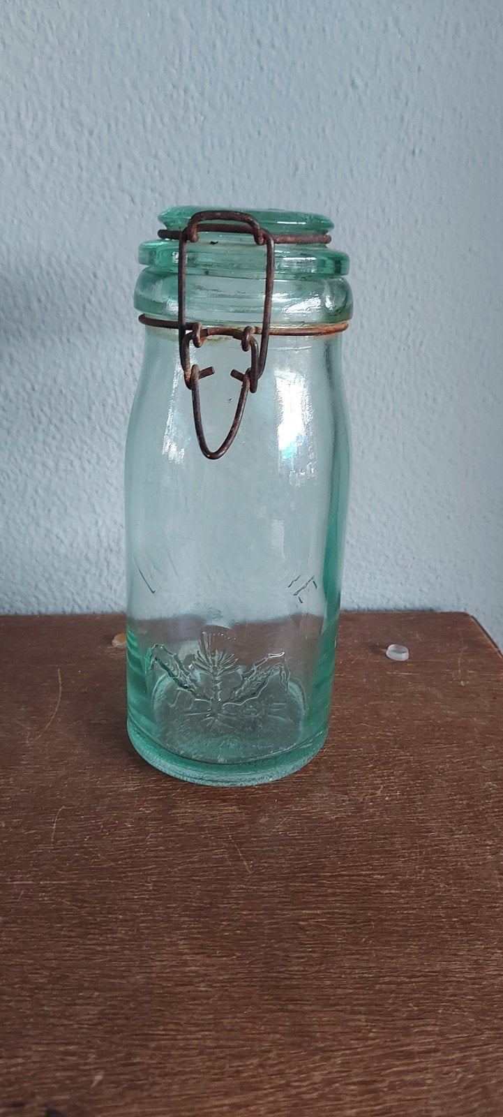 Franse groene weckpot la lorraine 1 liter, Ophalen of Verzenden