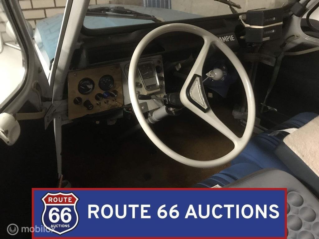 Citroën 2CV | 1966 | Route 66 Auctions, Auto's, Overige carrosserieën, Citroën, Zwart, Bedrijf
