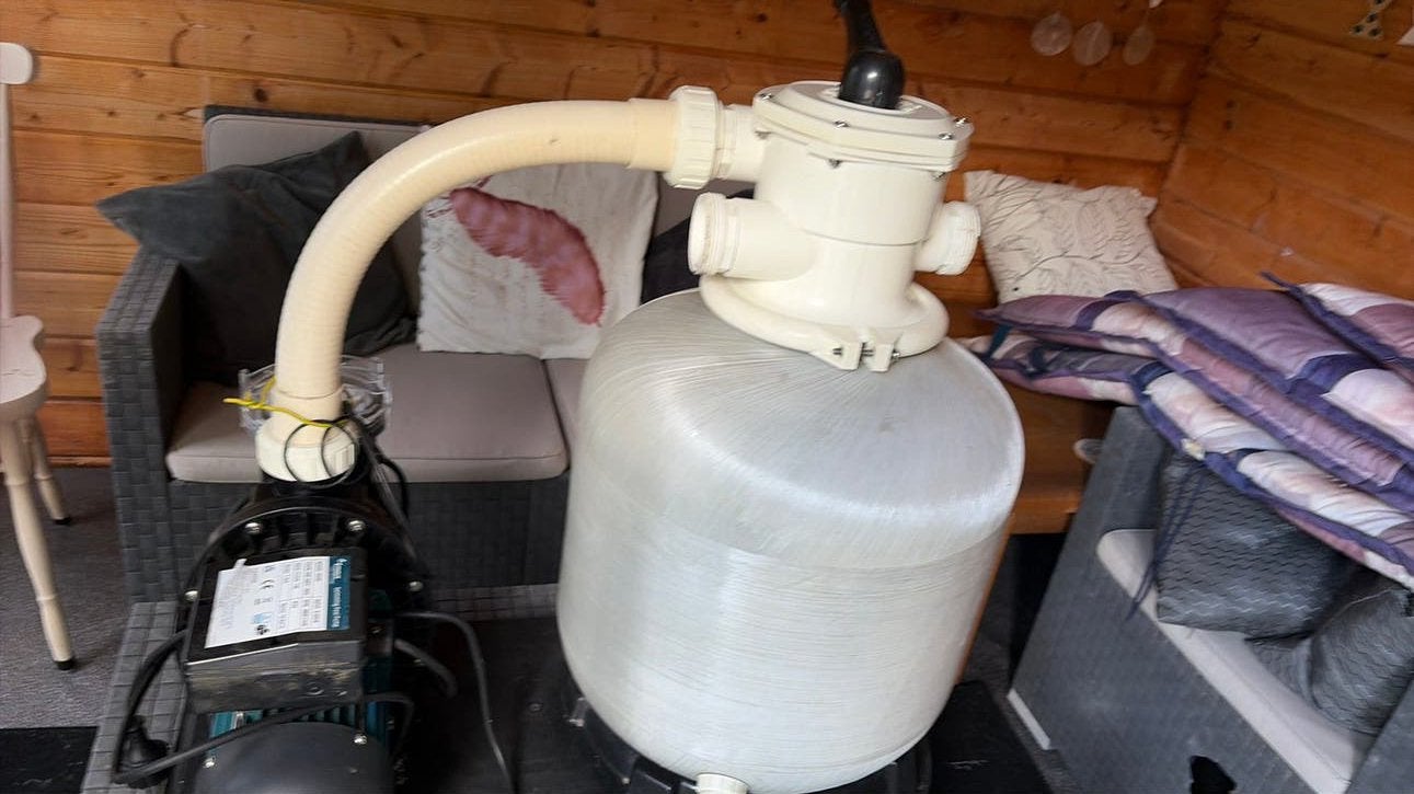 Enaux Zwembadpomp met Zandfilter - Model SS050, Ophalen, Gebruikt, Zwembadpomp
