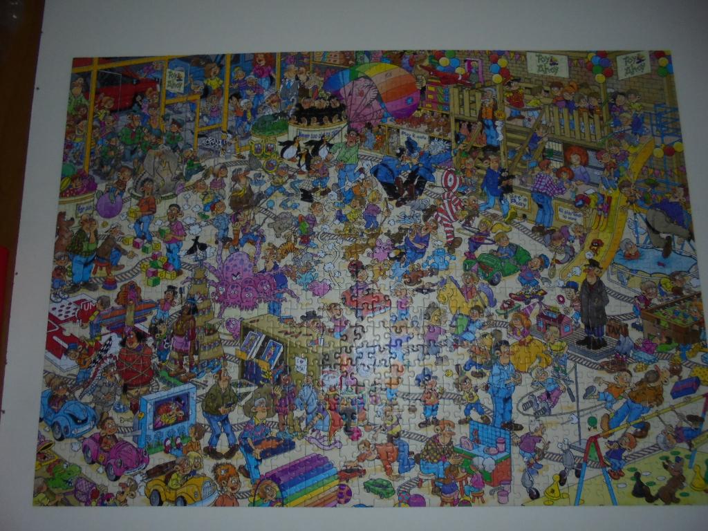 Jan van Haasteren puzzels, Ophalen, 500 t/m 1500 stukjes, Zo goed als nieuw, Legpuzzel