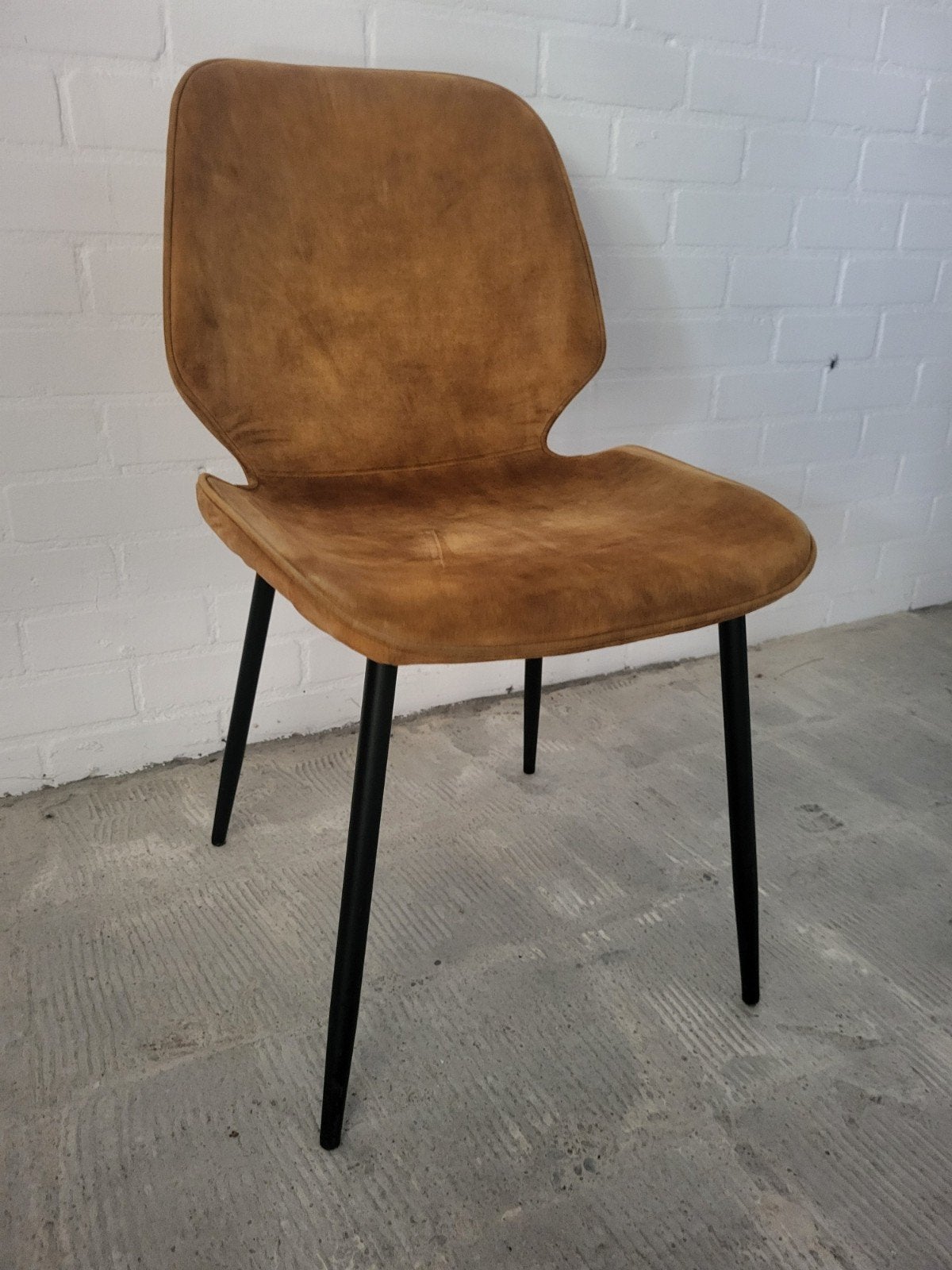 STOELEN, Huis en Inrichting, Ophalen, Gebruikt, Bruin, Stof