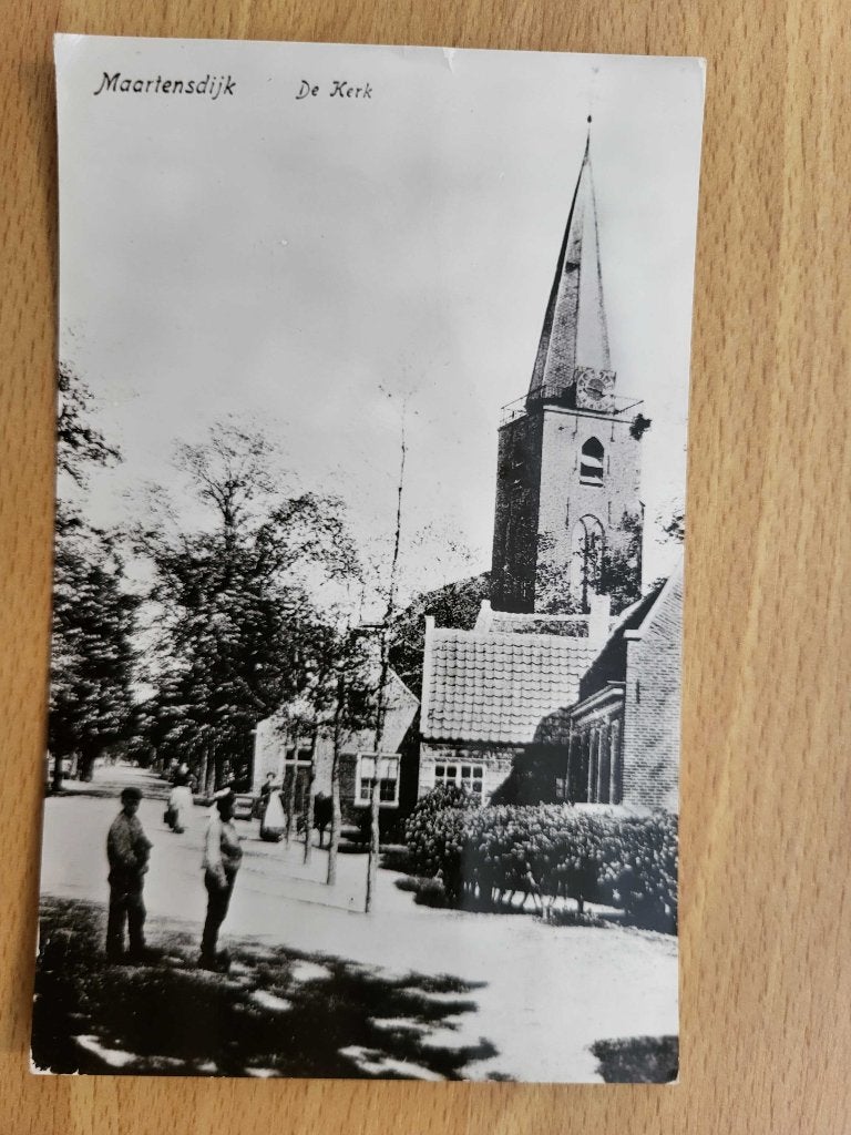 ansicht MAARTENSDIJK kerk, Ophalen, Voor 1920, Utrecht