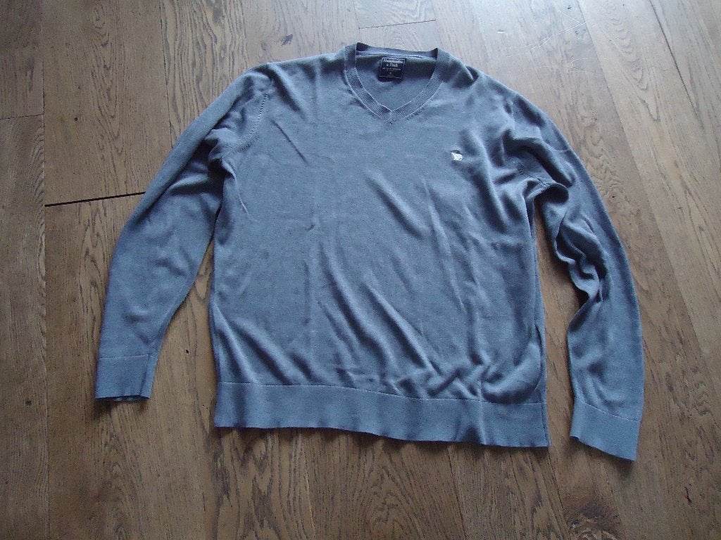 z.g.a.n. grijze Abercrombie & Fitch trui maat XL, Maat 56/58 (XL), Ophalen of Verzenden, Zo goed als nieuw, Abercrombie & Fitch