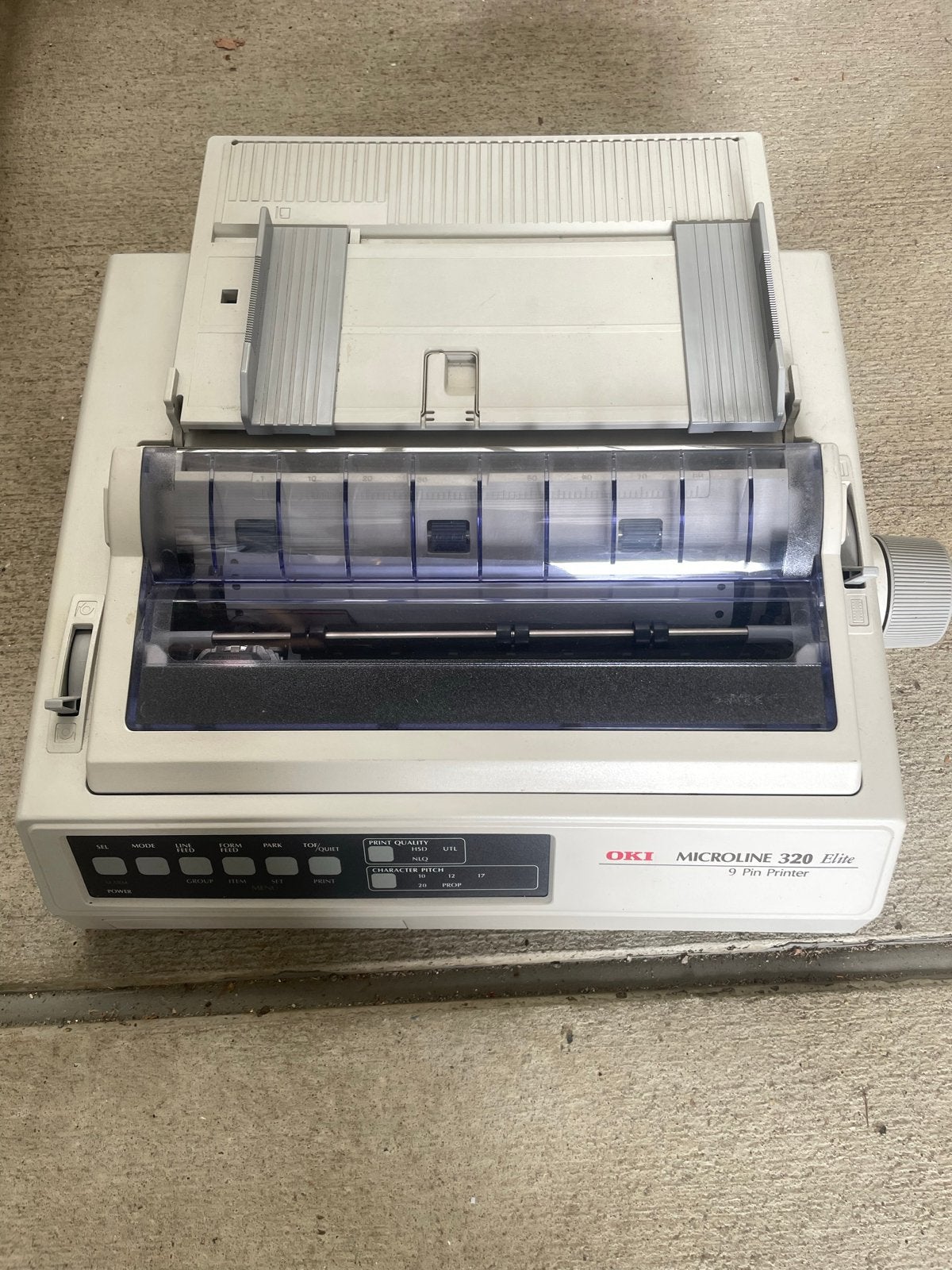 OKI Microline 320 Elite 9-pins printer, Computers en Software, Zwart-en-wit printen, Gebruikt, Matrix-printer, Printer