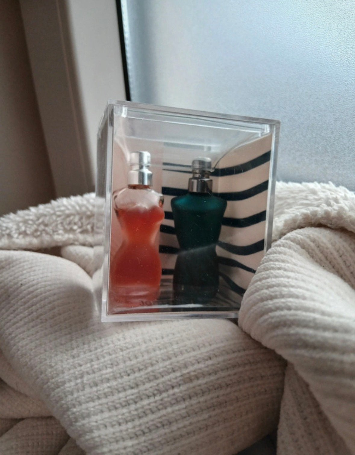 Jean Paul Gaultier Miniatuur Cadeauset – Classique & Le Male, Ophalen, Zo goed als nieuw, Miniatuur, Gevuld