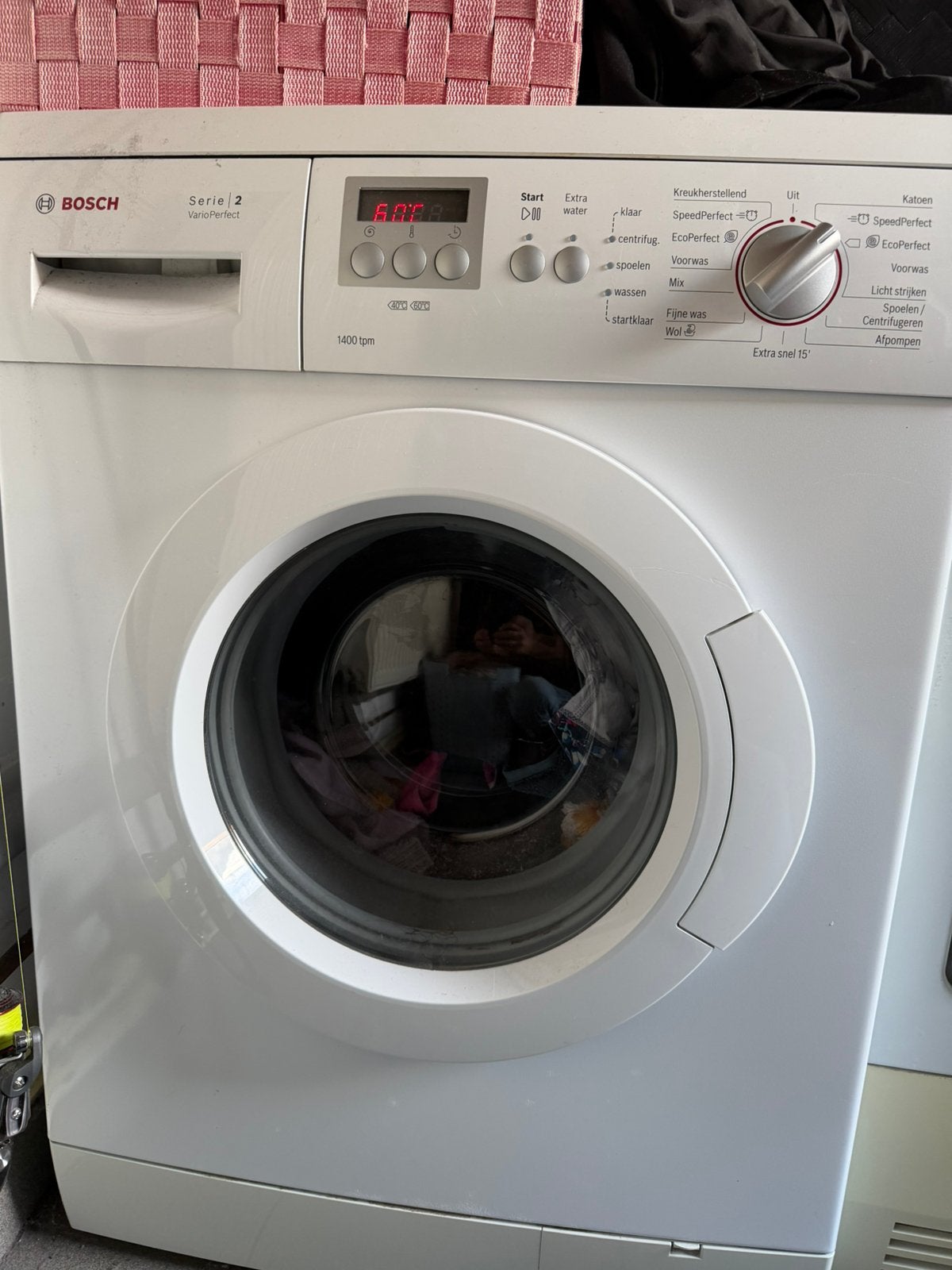 Bosch wasmachine, Ophalen, Zo goed als nieuw, 85 tot 90 cm, 1200 tot 1600 toeren