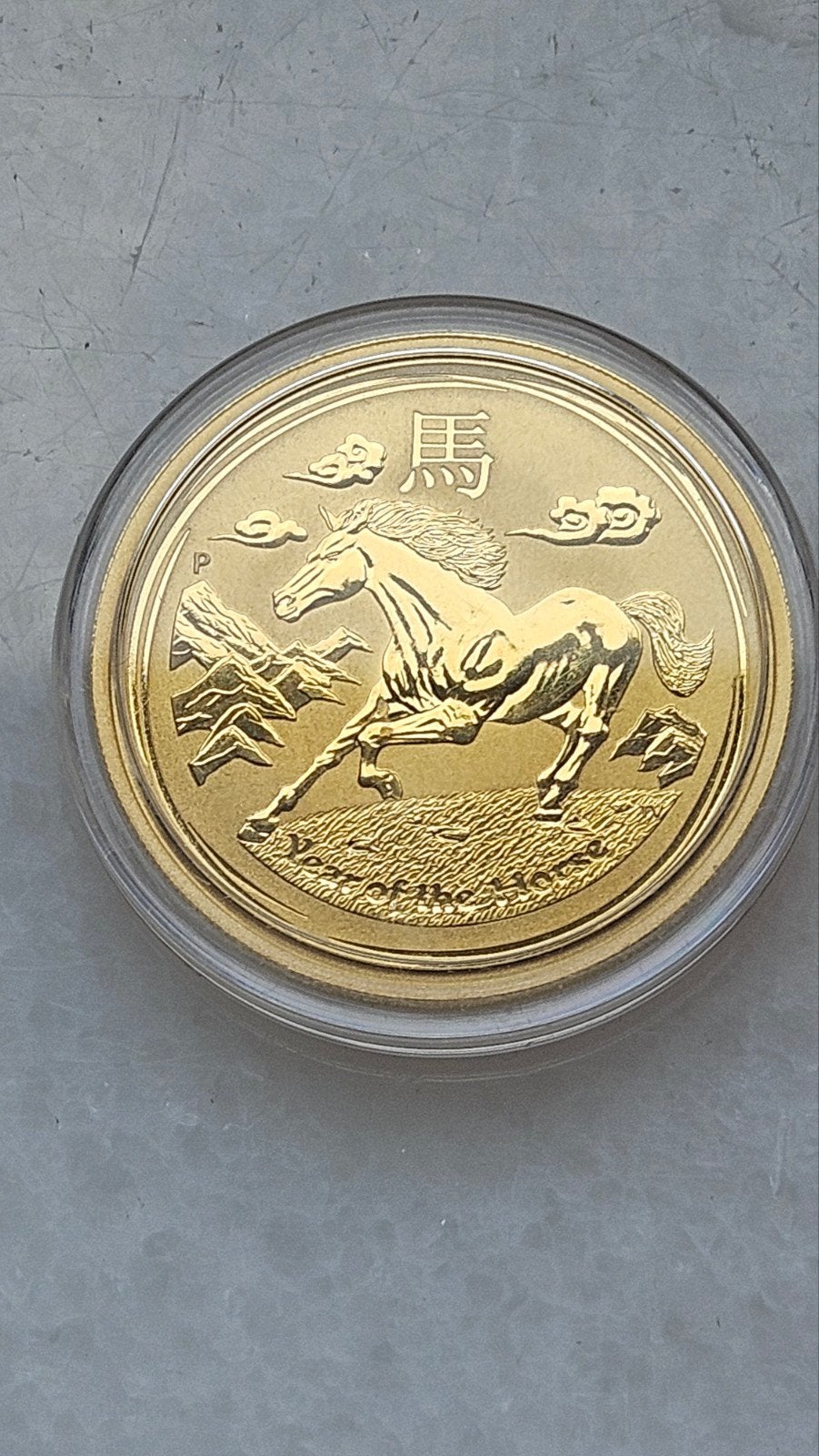 1 ounce gouden lunar 2 year of the horse 2014, Ophalen of Verzenden, Goud