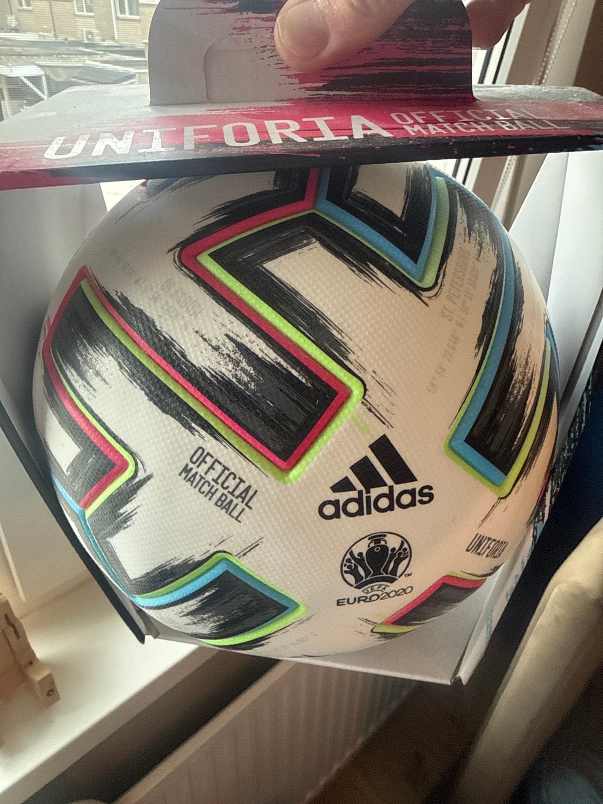 Adidas Uniforia Official Match Ball - Euro 2020 Voetbal, Ophalen of Verzenden, Nieuw, Bal