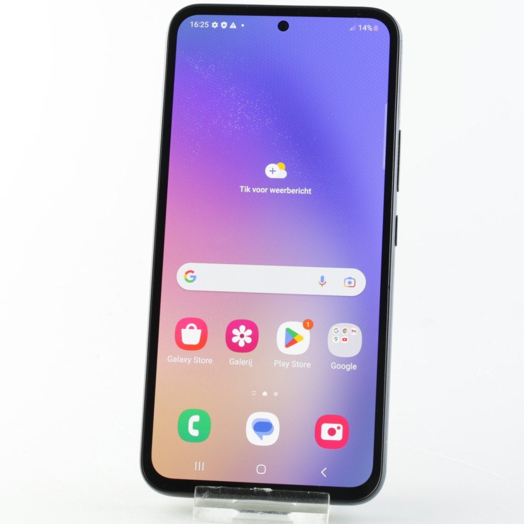 Samsung Galaxy A54 128GB Awesome Grafiet, Samsung, Zo goed als nieuw, Support@Samsung.com, 129, Samsung-ro, Yeongtong-gu
Suwon-si, Gyeonggi-do 16677
South Korea