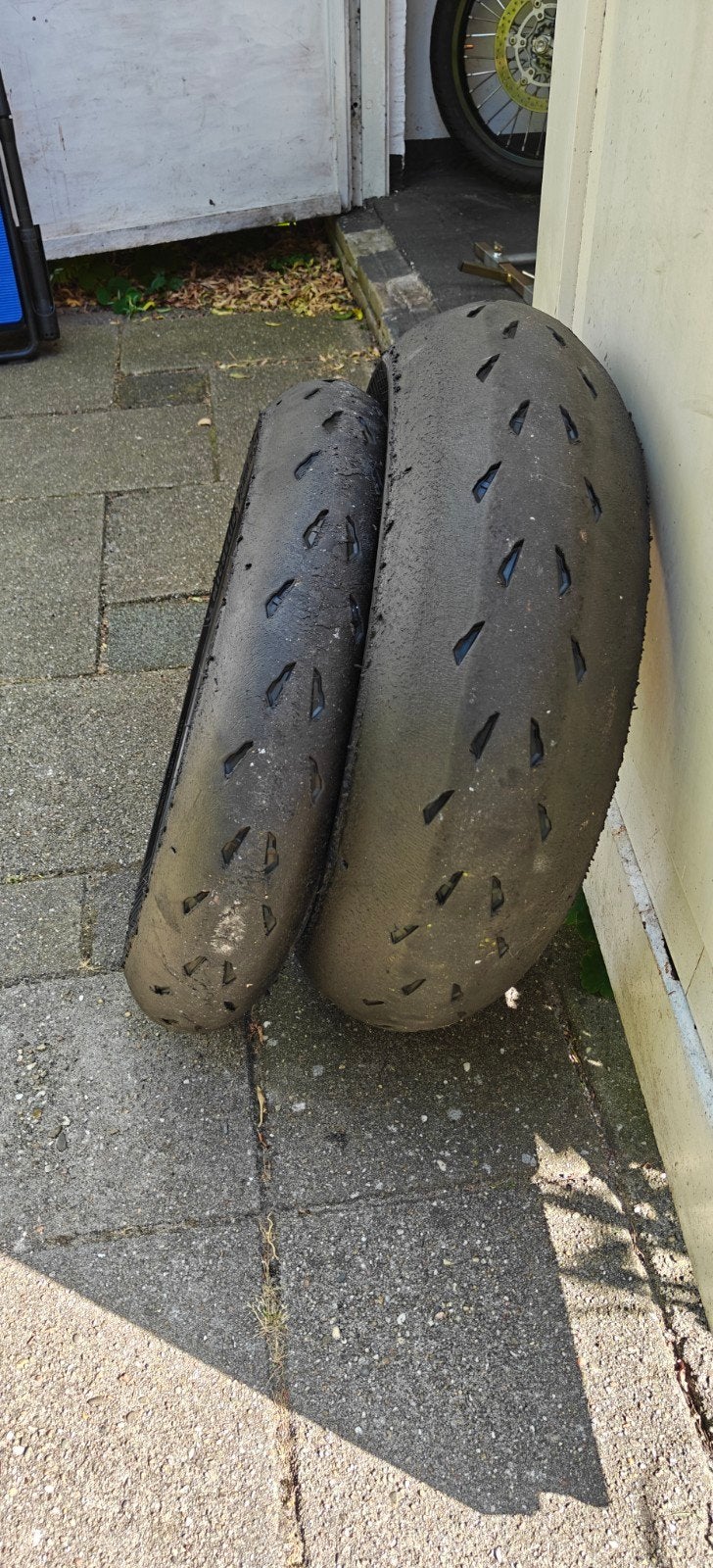 Michelin Power Cup 2 Motorbanden - Gebruikt, Motoren, Ophalen, Gebruikt