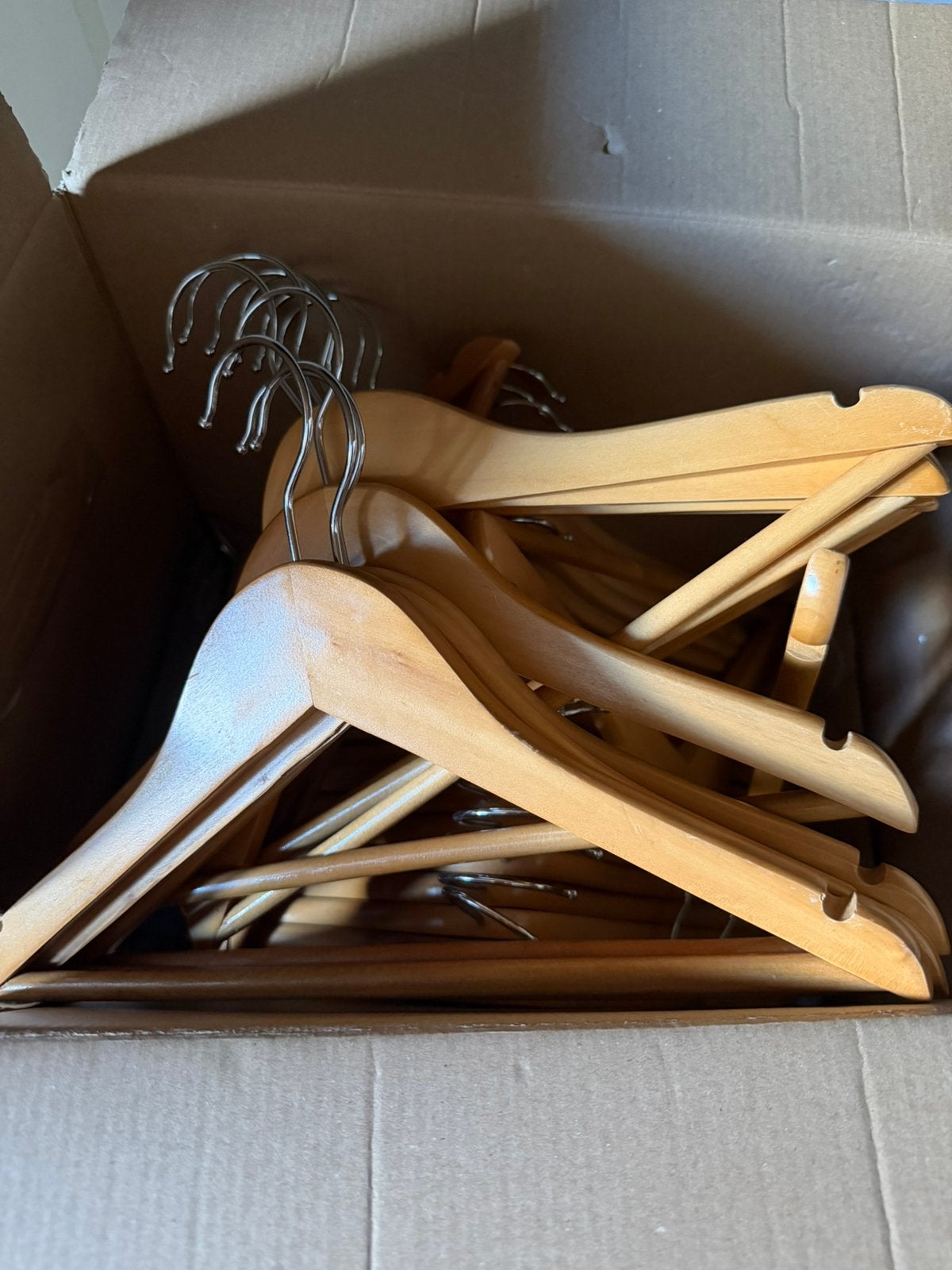 Kinderkledinghangers - 32 stuks, Ophalen of Verzenden, Gebruikt, Hout, Kinderen