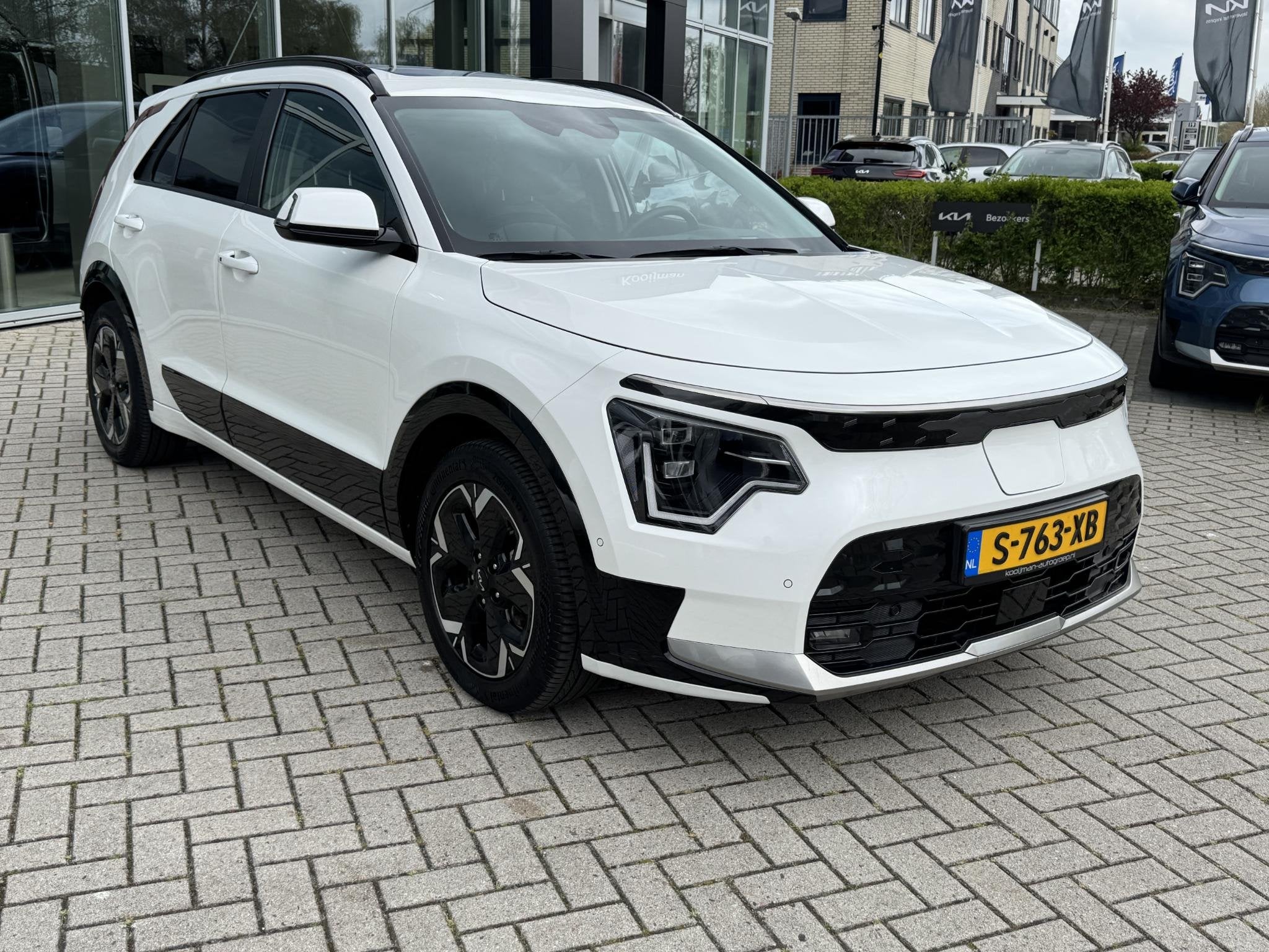 Kia Niro EV ExecutiveLine 64.8 kWh Zeer compleet uitgevoerd, Auto's, Gebruikt, 750 kg, 1657 kg, Wit
