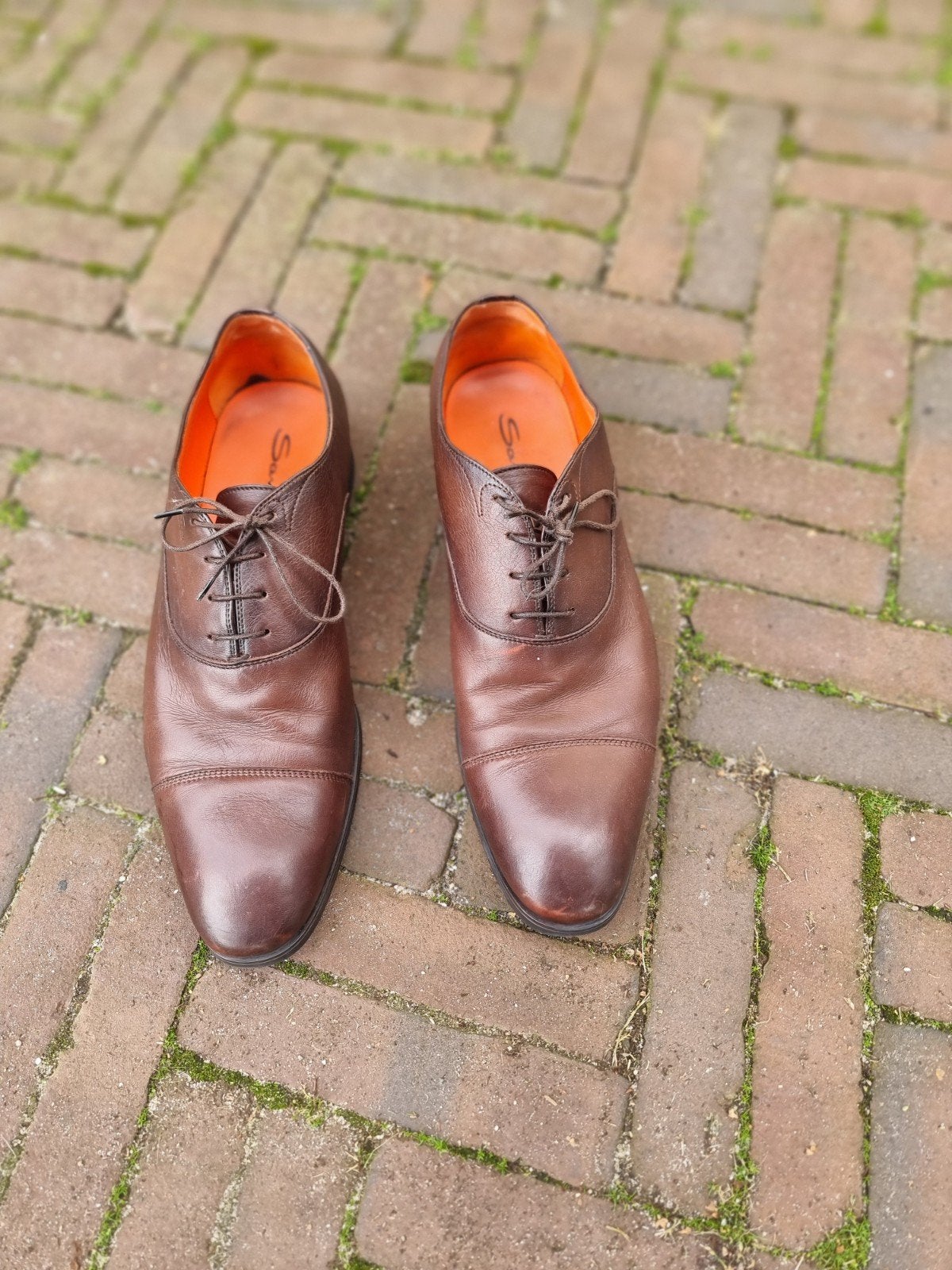 Santoni nette schoenen bruin maat 44, Kleding | Heren, Bruin, Verzenden, Santoni, Gedragen