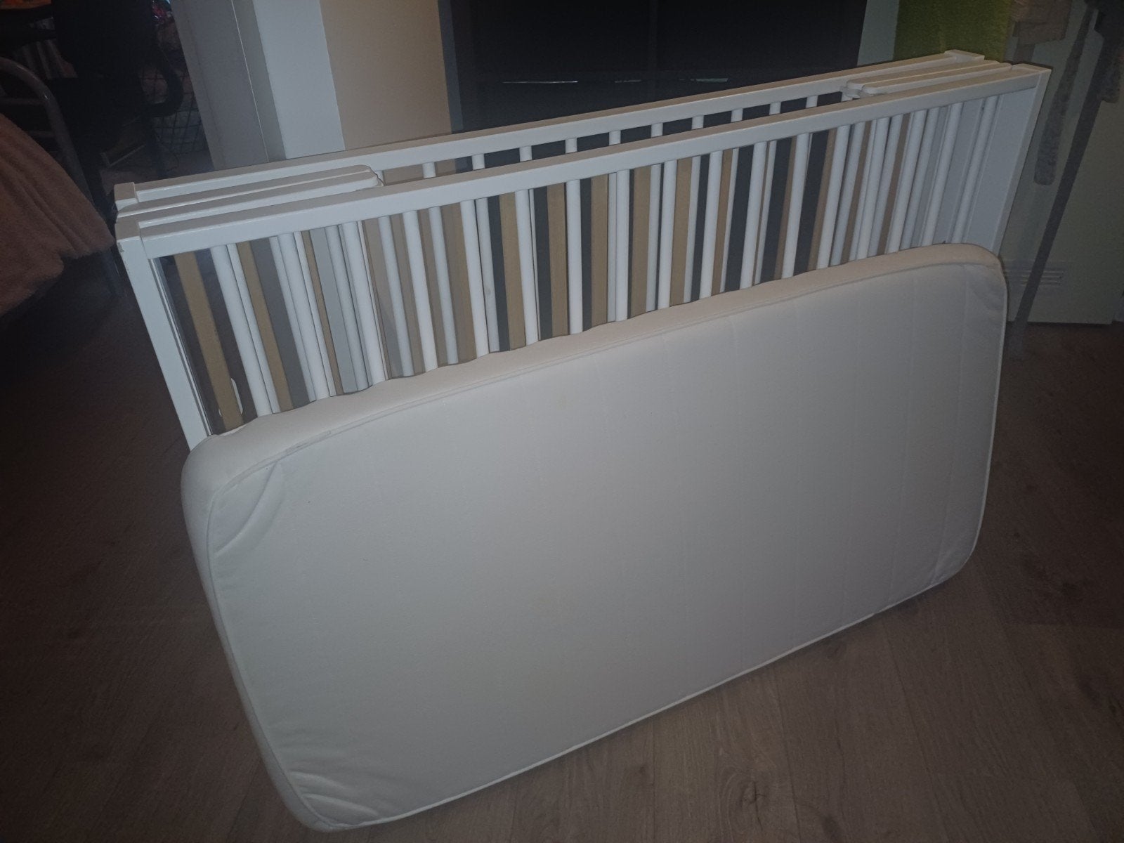 Inklapbaar ledikant met matrasje, Kinderen en Baby's, Ophalen, Gebruikt, Ledikant
