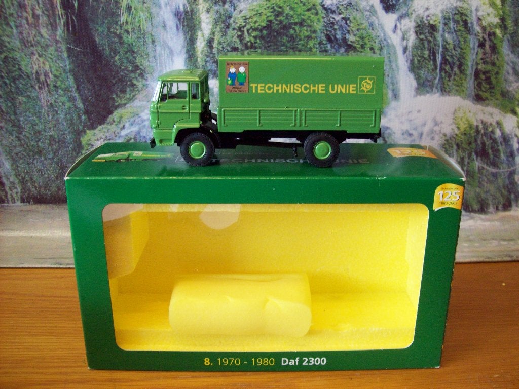 Lion Toys - Daf 2300 - Bak/huifwagen - Technische Unie, Ophalen of Verzenden, Zo goed als nieuw, Bus of Vrachtwagen, Lion Toys