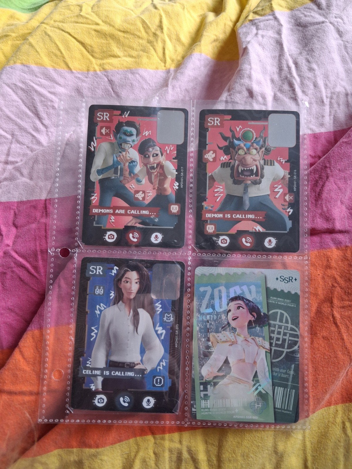 kpop demon hunters kayou trading cards tekoop, gloed nieuw, Ophalen, Nieuw, Meerdere kaarten, Foil