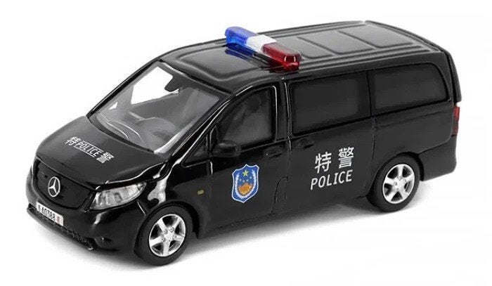 Mercedes-Benz Vito van Era Car 1/64 China Special Police Car, Ophalen of Verzenden, Nieuw, Auto