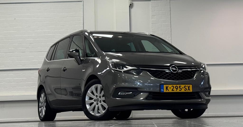 Opel Zafira 1.4 Turbo Online Edition 7p. Trekhaak 100% Onder, Auto's, Opel, 4 cilinders, 7 stoelen, Parkeersensor, Bedrijf