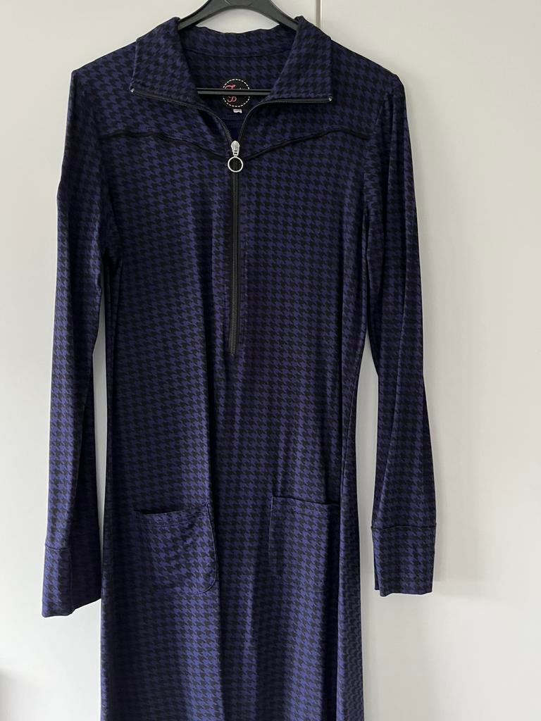 Tante Betsy jurk - XL, Verzenden, Zwart, Maat 42/44 (L), Zo goed als nieuw