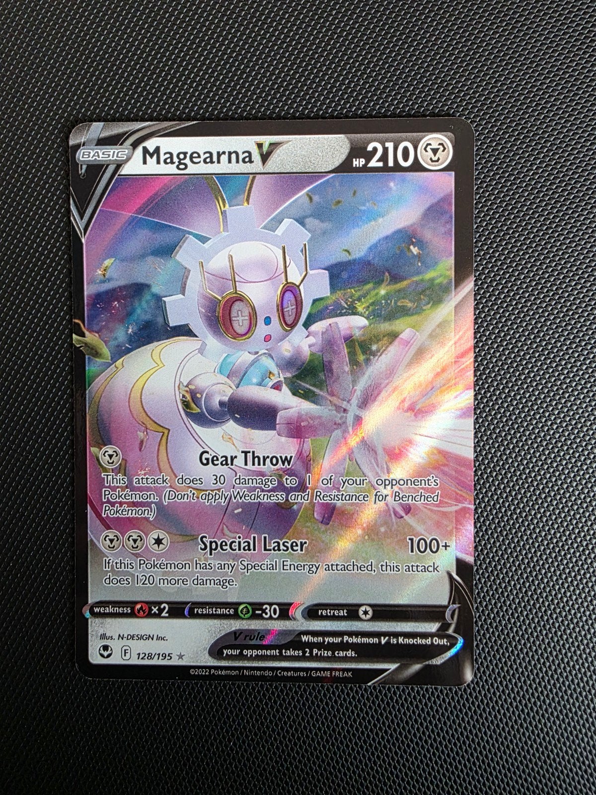 Magearna V #128 silver tempest, Ophalen of Verzenden, Nieuw, Losse kaart