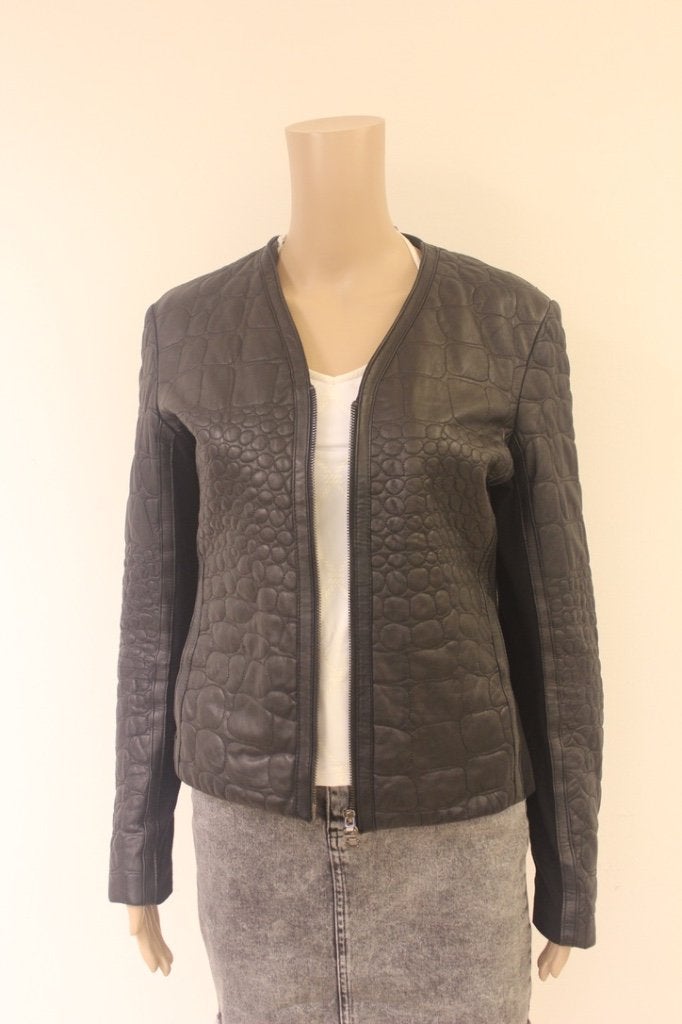 Arma zwart leren jasje maat 42, ., Zwart, Arma, Maat 42/44 (L)