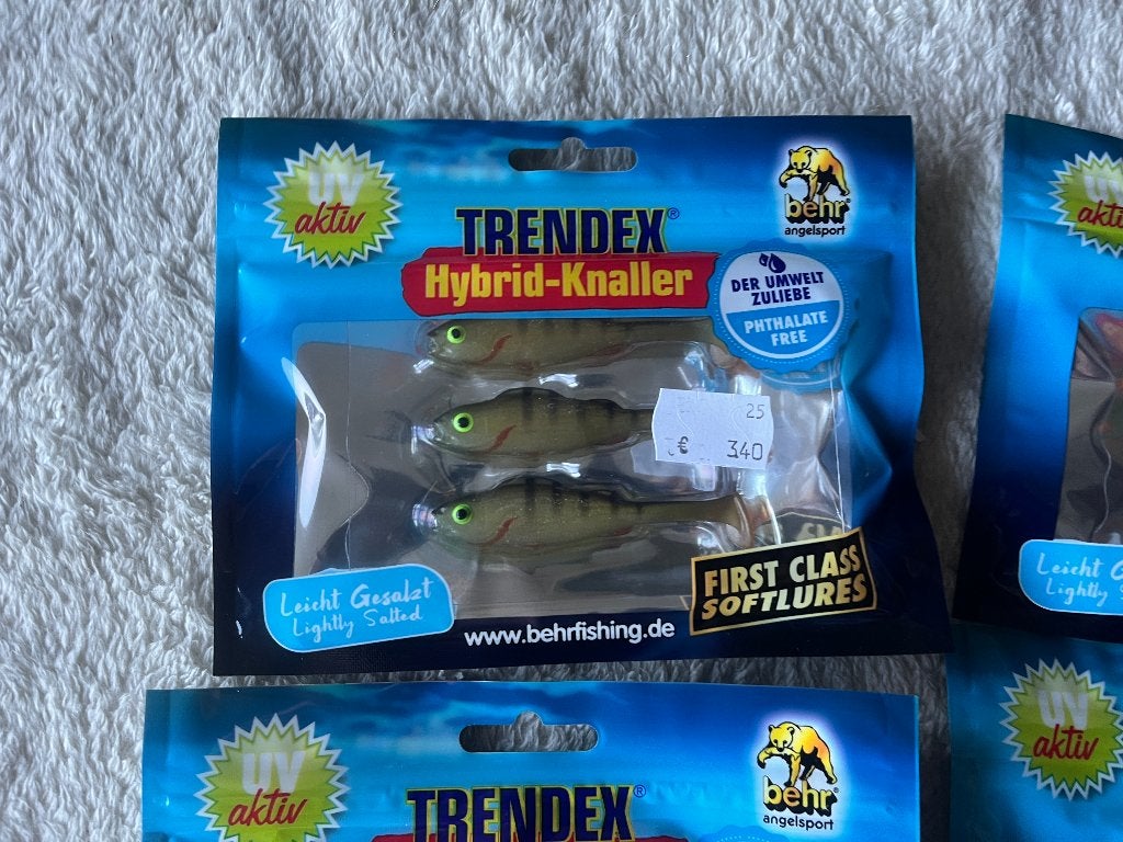 adv 186 / NIEUW set 4 pakjes shads BEHR, Ophalen of Verzenden, Nieuw, Overige typen