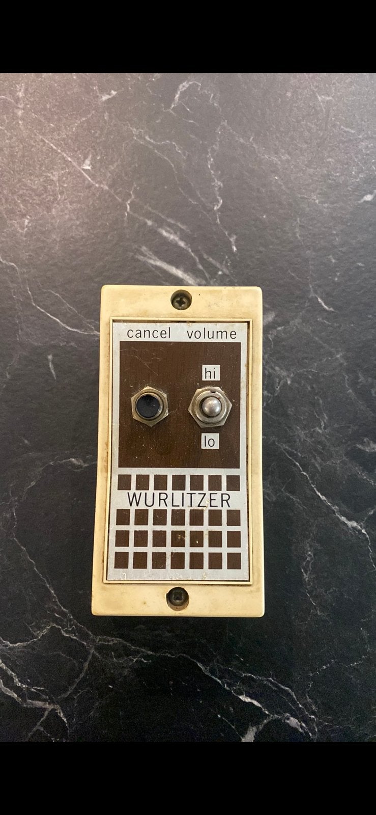 Wurlitzer remote, Ophalen, Zo goed als nieuw, 1960 tot 1970, Wurlitzer