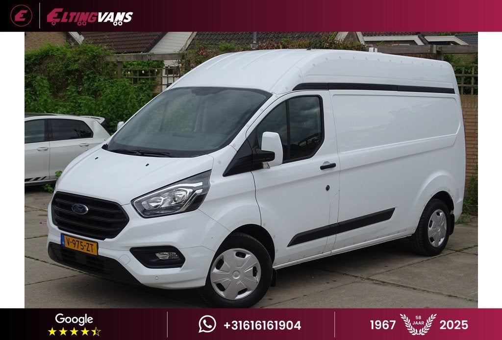 Ford Transit Custom 2.0 TDCI L2H2 Euro 6 (bj 2019), Auto's, Voorwielaandrijving, Gebruikt, 4 cilinders, Origineel Nederlands