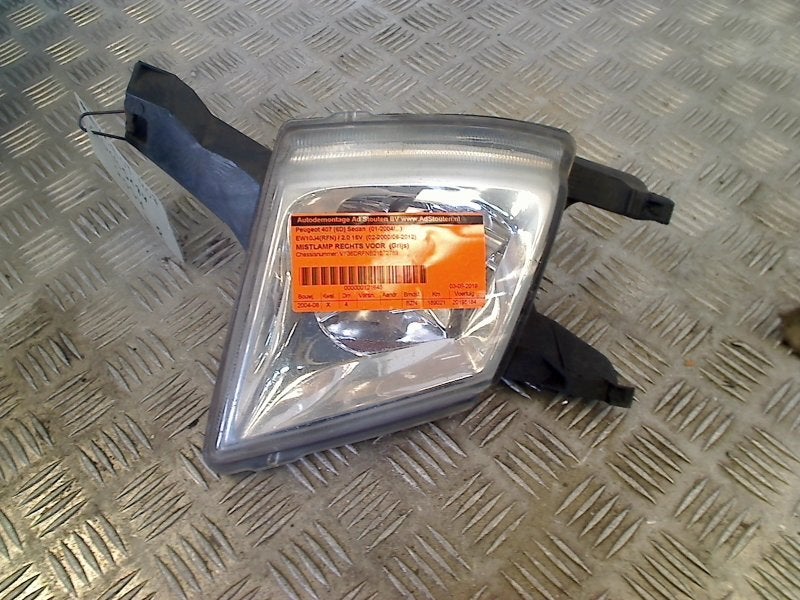 Mistlamp Rechts Voor Peugeot 407 (6D) 2004 964194548003, Kontakt-peugeot@peugeot.com, Gebruikt, Peugeot Deutschland GmbH, Bahnhofsplatz, Rüsselsheim 65423, , Duitsland