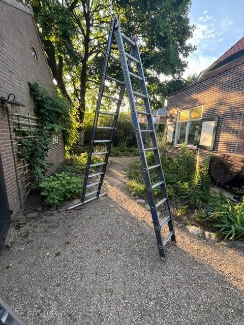 Reformladder 2x12, Doe-het-zelf en Verbouw, Ladders en Trappen, Ophalen, Gebruikt, Ladder, Opvouwbaar of Inschuifbaar