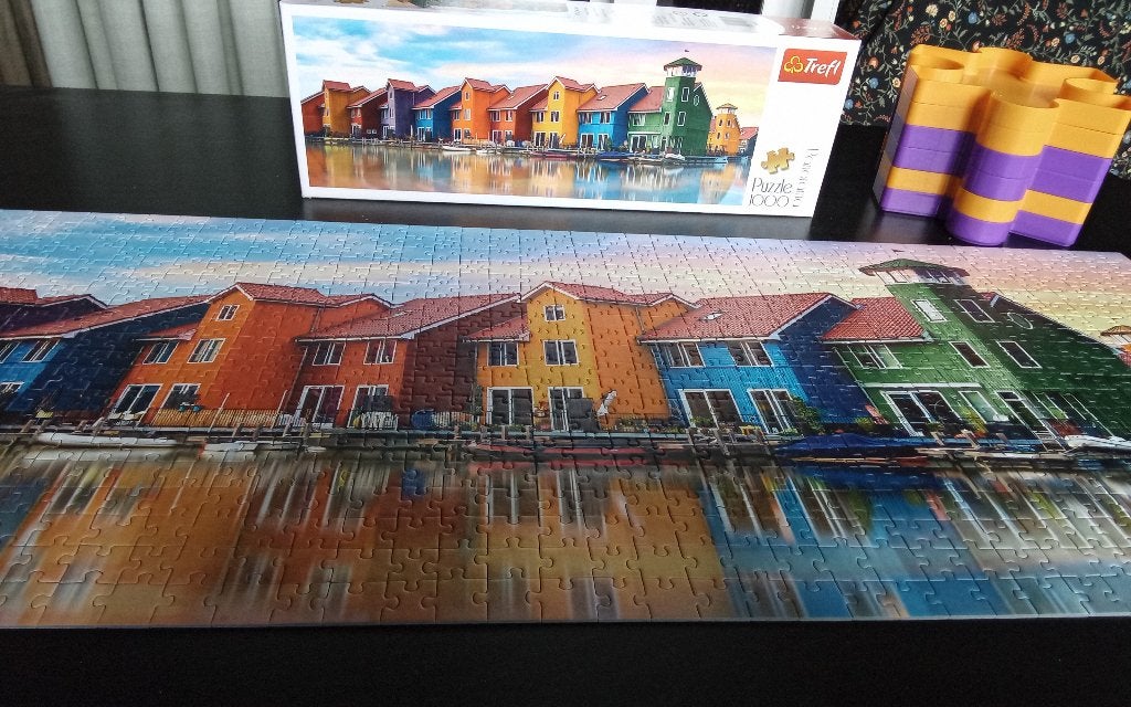 Puzzel 1000 Trefl, Ophalen of Verzenden, 500 t/m 1500 stukjes, Zo goed als nieuw, Legpuzzel