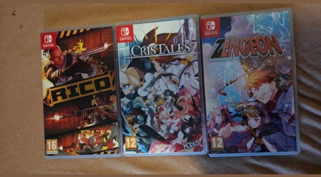 Nintendo Switch Games: RICO, Cristales, Zengeon samen €40, Spelcomputers en Games, Spelcomputers | Nintendo Switch, Zo goed als nieuw