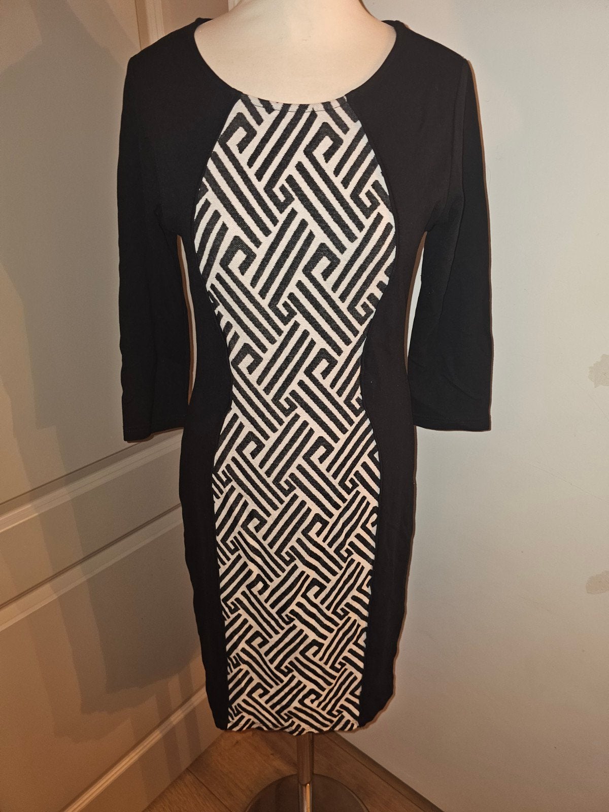 Juffrouw jansen jurk maat M, Kleding | Dames, Ophalen of Verzenden, Zo goed als nieuw, Maat 38/40 (M), Zwart