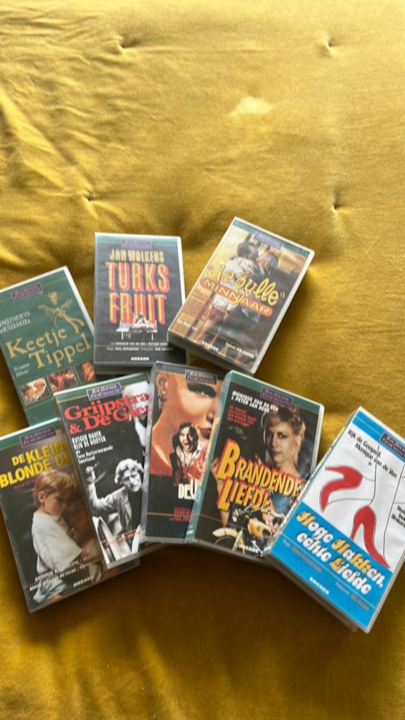 8 vhs rob houwer collectie, Cd's en Dvd's, VHS | Film, Alle leeftijden, Ophalen of Verzenden, Zo goed als nieuw