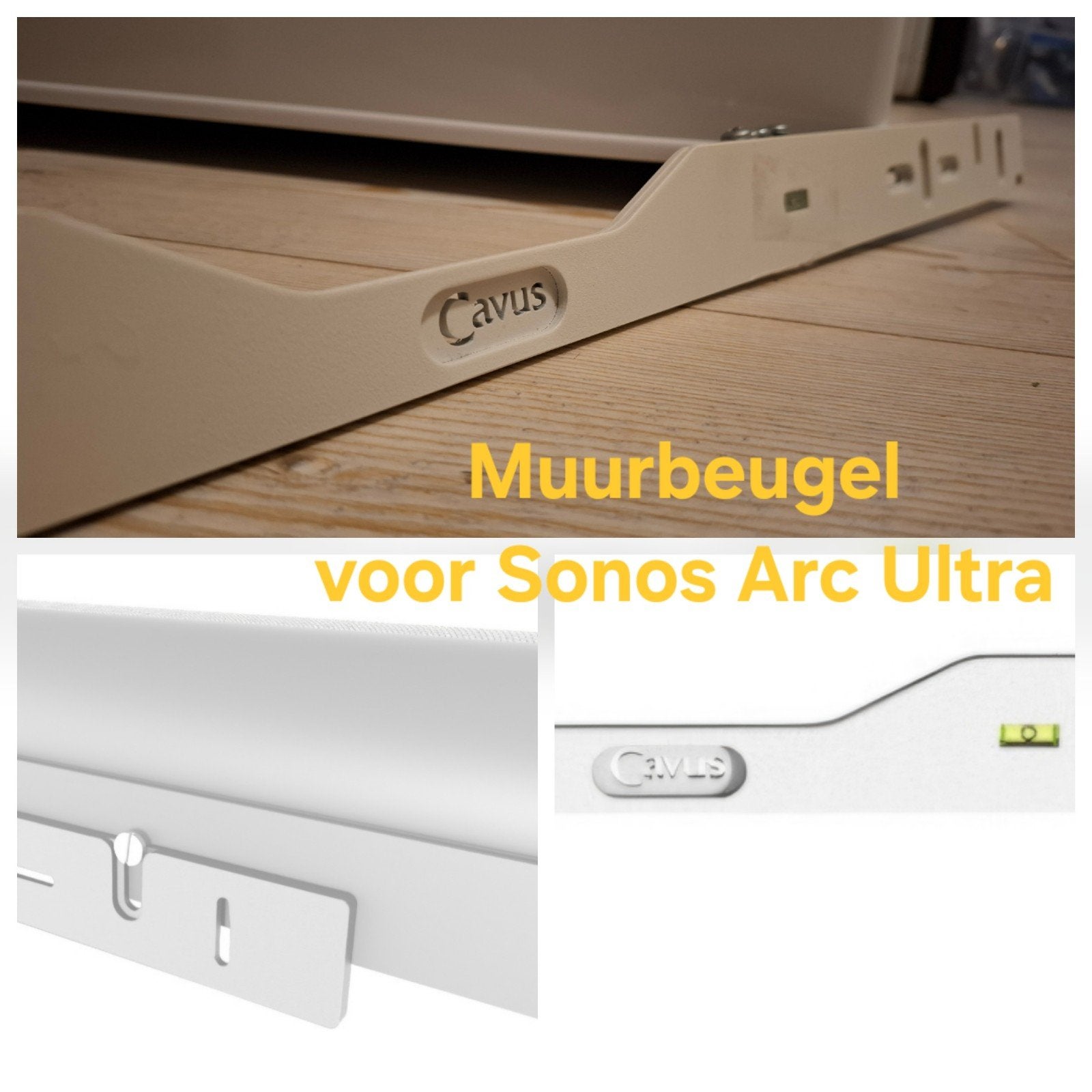 SMART CAVUS MUURBEUGEL WIT // Geschikt voor Sonos Arc Ultra, Audio, Tv en Foto, Luidsprekers, Zo goed als nieuw, Overige typen