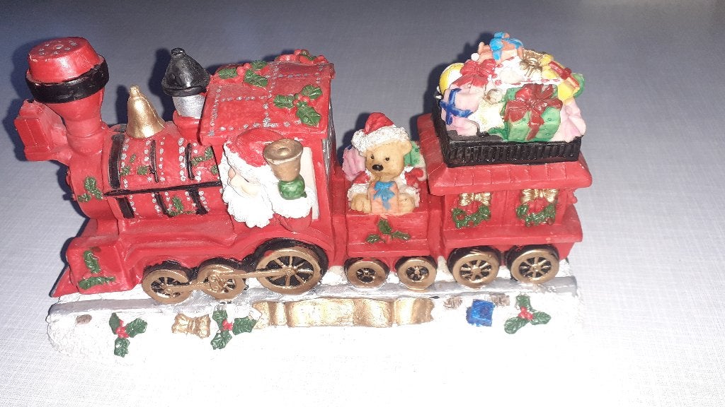 Plastic kerst trein, Diversen, Ophalen of Verzenden, Zo goed als nieuw