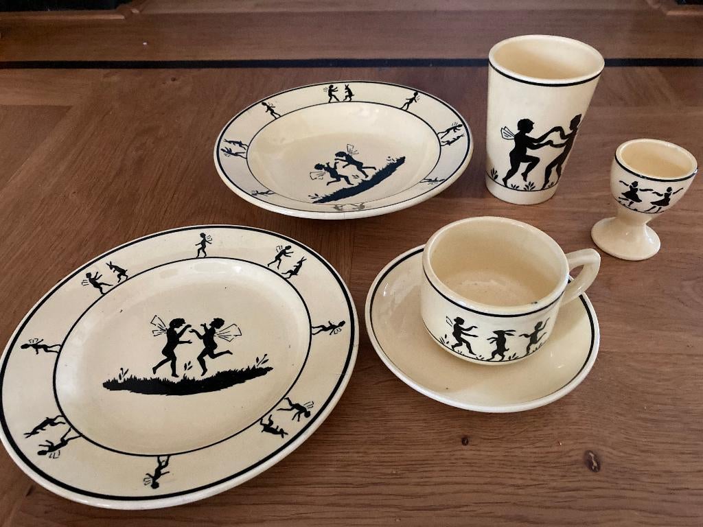 Antiek Kinderservies, Ophalen